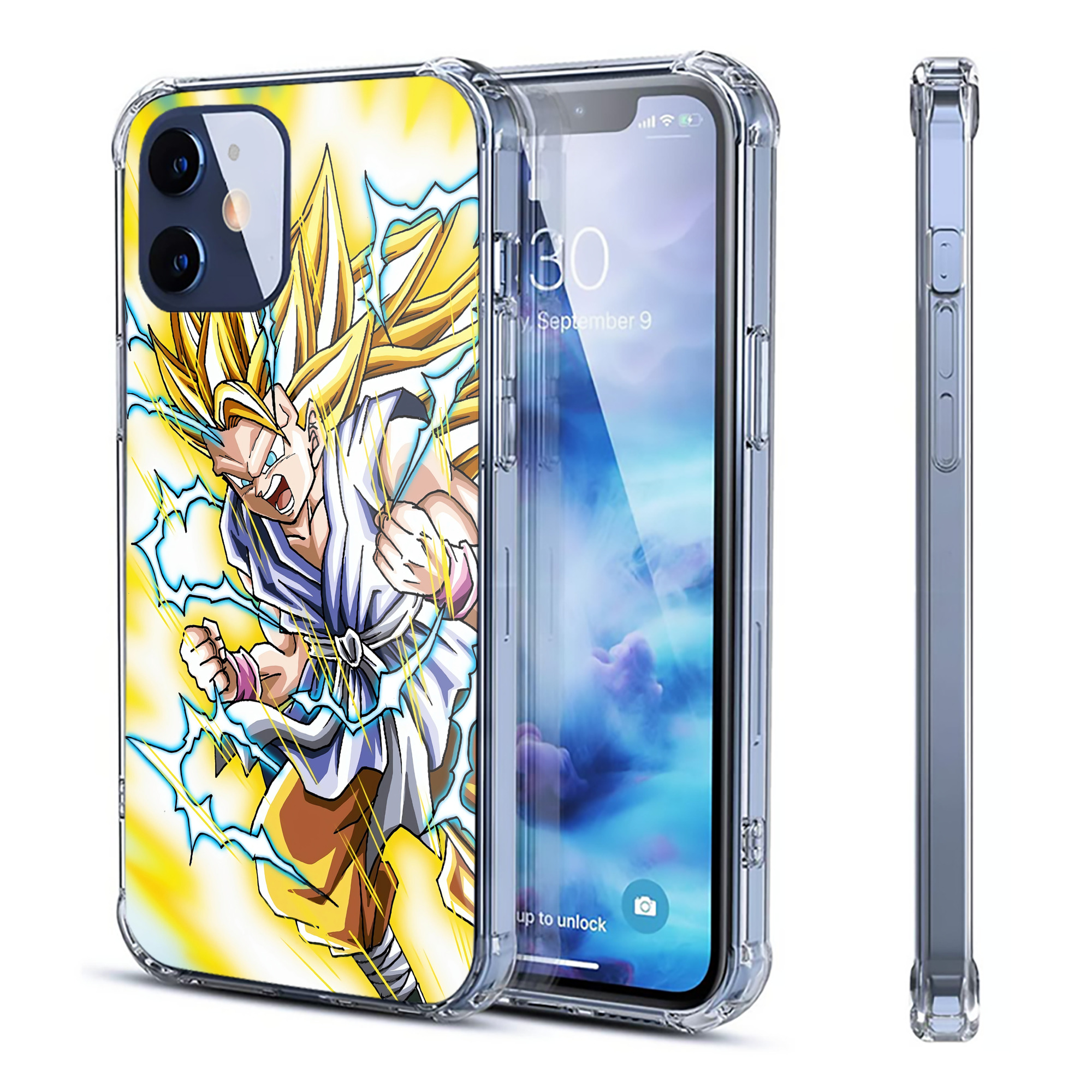 （画像用） ドラゴンボール DRAGON BALL 【iPhone 12シリーズ対応】透明スマホケース（クリアソフトケース）